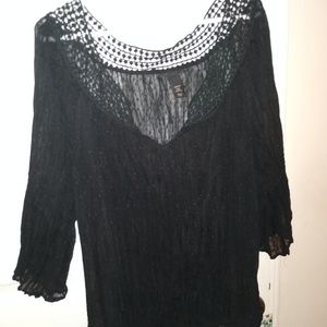 Lane Bryant Sheer Blouse